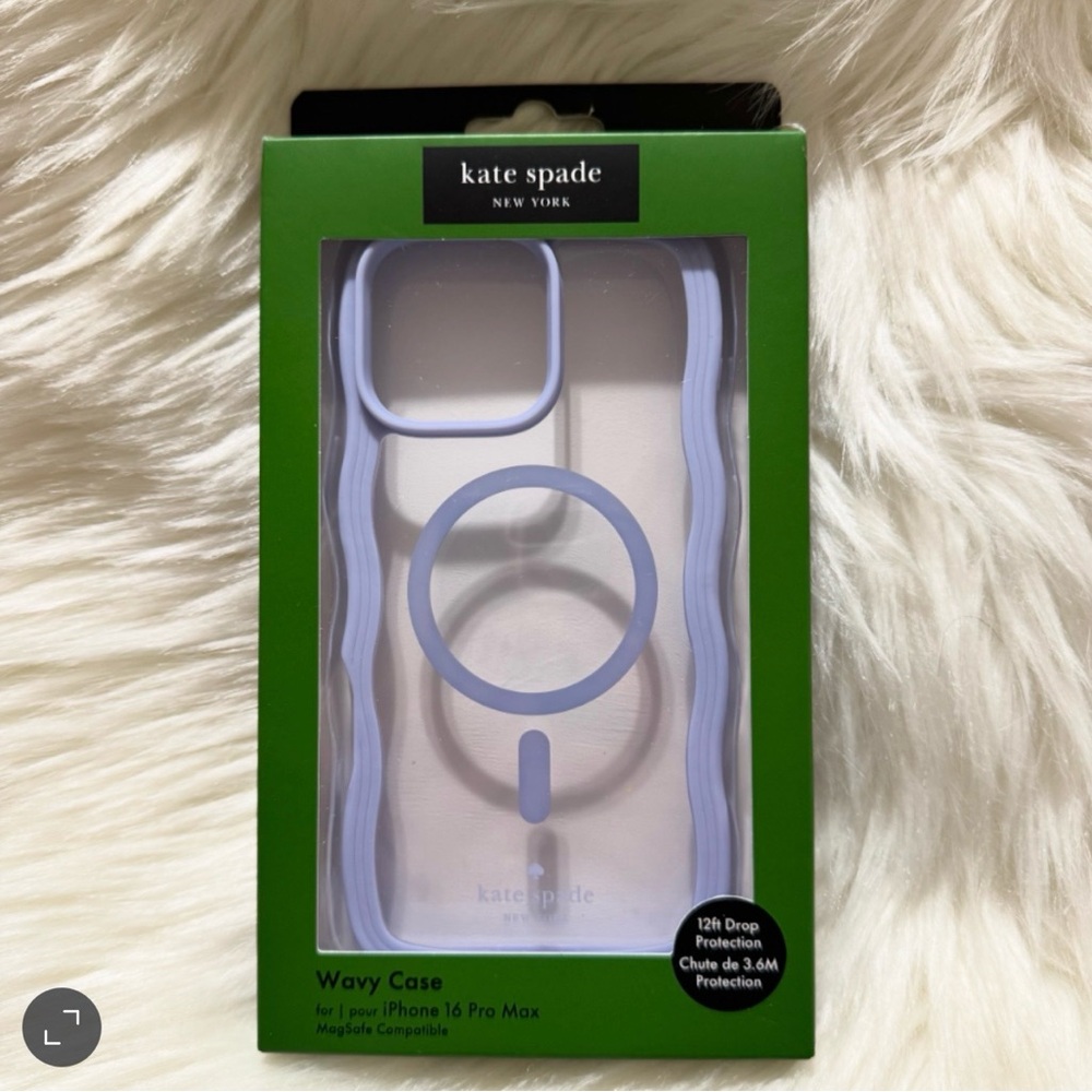 🆕 Kate Spade || Wavy Lilac iPhone 16 Pro Max Case